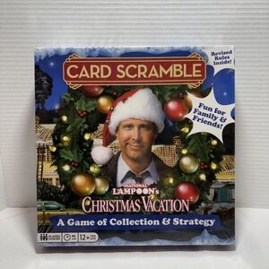National Lampoon Christmas Vacation Card Scramble Board Game Chevy Chase NIB